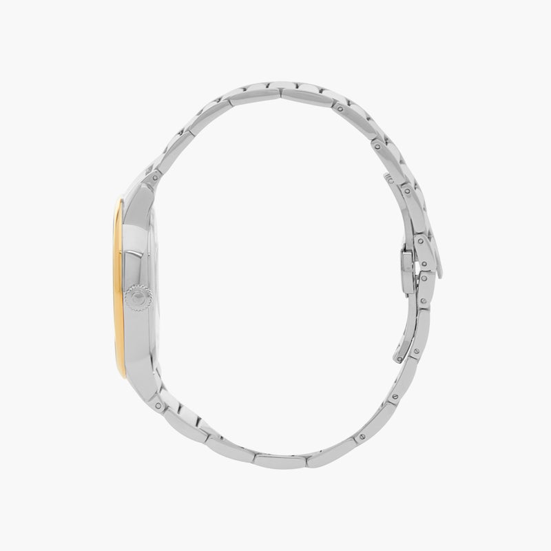 OMAX ساعة أوماكس ماستربيس للرجال - فضي وذهبي - Image 2